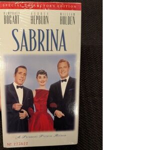 Factory Sealed Sabrina Special Collector's Edition VHS Audrey Hepburn Movie